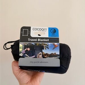 NWT Cocoon Black Travel Blanket